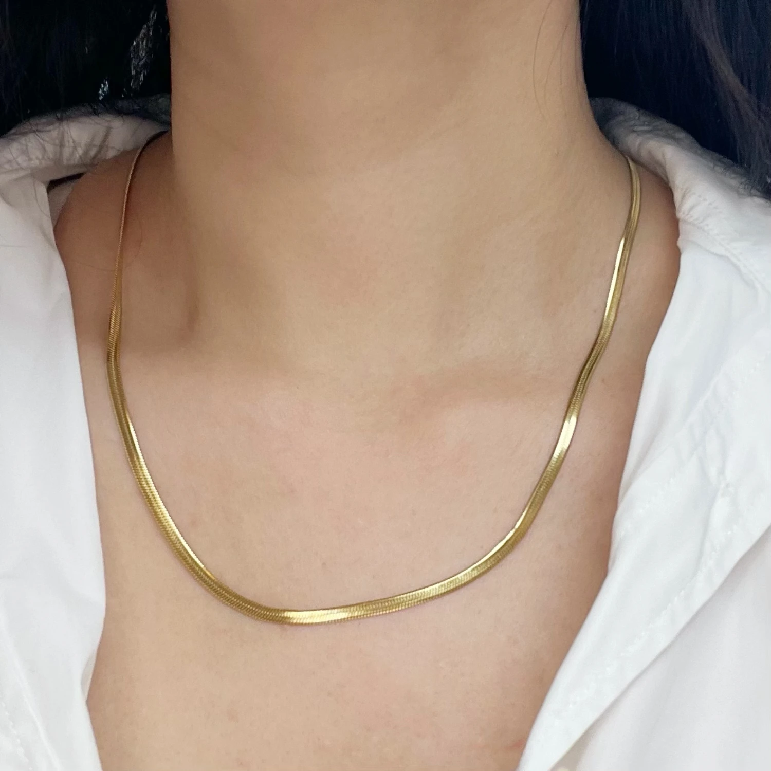 Gold Color Necklace Jewelry Gift