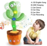 Kids Dancing Talking Cactus Toys