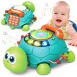 Turtle Crawling Light Sound Music Toy